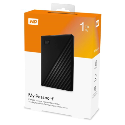 هارد اکسترنال وسترن دیجیتال مدل My Passport ظرفیت 1 ترابایت